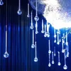 50pcs/lot Decorative props Acrylic Crystal Large Drop Hanging Ornaments Wedding Background Mall Window Christmas Decoration Craft supplies