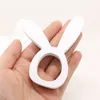 Wood Rabbit Napkin Rings Table Decoration Easter Day Party Napkin Holders Towel Buckle For Easter Party XBJK2002