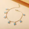 Hot Fashion Jewelry Five-pointed Stars Pendant Charms Anklet Chain Anklet Stars Ankle Bracelet