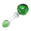 BestQuayty Glass Spoon Pupoin Snowflake Honeycomb Head Bowl Tobaccoスプーンパイプ喫煙用ミニハンドスモーキングパイプ卸売