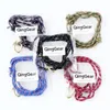 10 pezzi QingGear fatto a mano paracord braccialetto regolabile con amo da pesca con ciondolo amo da pesca braccialetto tattico con corda per paracadute gadget da esterno