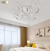 Neue LED-Deckenleuchten Fixture Blumen Kristall-Dekor plafonnier Wohnzimmer Schlafzimmer moderne Beleuchtung für Zuhause LLFA geführt