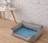 Tapete para cachorro com resfriamento, almofada de verão para cães, cobertor para gato, sofá respirável, cama para cachorro de estimação, verão, lavável para cães pequenos, médios e grandes car319r