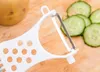 Pelapatate in acciaio inox Grattugia Affettatrici manuali Taglia cetrioli Verdure Frutta Peel Shredder Affettatrice Accessori per la cucina SN2914