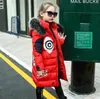 Teenage Girls New Black Red Thick Coat Winter clothes Wear Costume For Size 6 7 8 9 10 11 12 13 14 Years Child Down Jackets