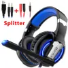 Bonks G1 Gaming Headset PS4 Headphones Game Earphones Wired Bass Stereo Casque med mikrofon för PS4 Ny Xbox One Laptop Tablet Gamer