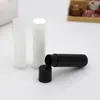 DIY lege lippenstift fles lip glanst buis lip balsem buis container met cap helder zwart wit monster container F3079
