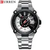 Curren Design Watches Men039s Watch Clock Horloge masculine Male Fashion en acier inoxydable montre à la date automatique Business NOUVEAU WAT4896441