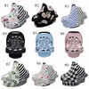 Nursing Towel Newborn Warning Safety Seat Letter Striped Feeding Covers Toddler Car Seat Stroller Cover Canopy Tools 9 Designs BT5156