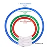2021 hetaste usb laddning husdjur hund krage laddningsbart LED-rör blinkande natthundar kragen Lysande valp katt säkerhetskrage med batteri 8 färger i lager
