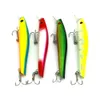 Hengjia större 2 # krok 14.5cm / 18g 4 färger minnow fiske hårt bete karpfiske lurar konstgjorda beten 60st mi049