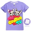 Me Contro Teかわいい犬印刷された子供Tシャツ4色614T女の子100コットンTシャツキッズデザイナー服SS3009301650