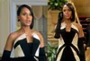 Kerry Washington Scandal Beroemdheidsfeestjurken Olivia Pope Zwart-witte avondjurken Dames Formele galajurken Rode loper 232W