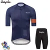 2020 Rapha Fietsen Set Man Fietsen Jersey Korte Mouw Fiets Kleding Kit MTB Bike Wear Triathlon Uniforme