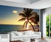 Seashore Coco Island Krajobrazowy Tło Ściana Nowożytna Salon Wallpapers