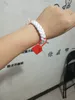 Male and female student couple personality bracelet popular tide brand little lion OW joint model lace braided bracelet4208454