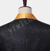 Custom-Made One Button GroomsMen Sjaal Revers Bruidegom Tuxedos Mannen Past Huwelijk / Prom / Diner Beste Man Blazer (jas + Broek + Tie + Vest) W111