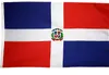 도미니카 5x3 피트의 도미니카 공화국, 국가 국가 플래그 매달려 도미니카 공화국 깃발 90x150cm 공장 도매 폴리 에스테르 직물 플라잉
