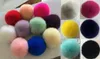 Pompon Ball Fluffy Pompom Rex Rabbit Fur Craft Diy Soft 8cm Hiq Multi Color Hair Accessories 48pcs GR1093857547