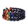 Bracelet en pierre naturelle de huit planètes, bijoux en perles fines, breloques pour femmes et hommes, bracelets volonté et sable