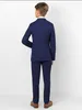 Boy039s Tuxedos porter des costumes pour tout-petits ensemble enfants bleu marine costume ajusté mariages fête sur mesure veste pantalon gilet Boy039s F8501149