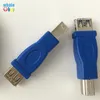 고속 USB 3.0 유형 여성 유형 B 남성 또는 유형 A 여성 유형 B 여성 플러그 커넥터 어댑터 USB 3.0 변환기 어댑터 100pcs / lot