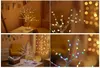 LED veilleuse étoiles flocon de neige pendentif lumières LED fil de cuivre lumières arbre lumières interrupteur à écran tactile décoration de fête à la maison XD23184