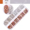 12 PACK Manicure High Srebrny Photototerapia Phototherapia Symfonia AB Rhinestone Dekoracyjne Błyszczące Diament Long Boks Darmowy Statek 10