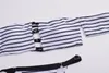 Sexy oneshouldered bikini lowwaisted cutout swimsuit big boobs small boobs gathered stripes show thin black and white spring swi3844627