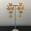 Mode luxe designer femmes boucles d'oreilles fleur coloré émail boucles d'oreilles pour femmes mode fête bijoux 7617513