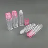 6,5 ml quadratische Lipgloss-Ölrolle auf Flasche, tragbar, leer, nachfüllbar, Make-up-Behälter, Röhrchenfläschchen WB2146