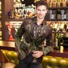 Herenpakken blazers mannen en jassen 2022 pauw bedrukte blazer modeontwerper pak masculino casual jas trouwjurk Q2051