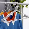 100pcs Stainless Steel Strong Metal Wire Hangers Coat Clothes Hangers 50cm Houseware Drying Clothes Organizer LX1893