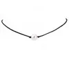 New Fashion Knot Necklace Pearl Necklace Leather Cord Jewelry Wholesale Choker Necklace For Women