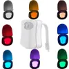 olorful Motion Sensor Toilet Night Light, Home Toilet Light Bathroom Human Body Auto Motion Activated Sensor Toilet Seat Lights Lamp 8-Color