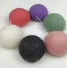 6 colores Natural Konjac Konnyaku Esponja limpiadora Lavado Cosmético Puff Limpieza suave Esponjas faciales Herramientas de maquillaje Lavado facial Puff4465067