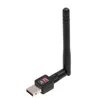 Mini 150 Mbps USB WIFI Wireless Adapter Networking Card LAN-adapter met 2DBI-antenne voor computeraccessoires