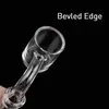 Scientific Joint 25mm XL Beveled Edge Reting Quartz Banger 10mm 14mm 18mm Manlig kvinna 45 90 Bangers Nails For Glass Water Bongs