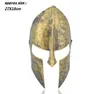 Vintage Spartan Warrior Mask Knight Hero Venetian Masquerade Full Face Masks för Halloween Dekoration Tillbehör Varm försäljning