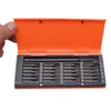 Ny stil Orange Case 24 i 1 Precisionsskruvmejsel Set med S2-bitar Acceptera OEM-logotyp för MI-skruvmissbruk Verktyg Kit 20Set / Lot