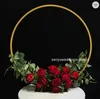 50 cm) Archi da sposa rotondi in metallo Fiori artificiali Arco per palloncini Kit Fondale per matrimonio Stand Centrotavola Decorazione per la festa senyu0208