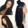 Glueless Full Lace Wigs Silk Top With High Ponytail Virgin Mongolian Hair Silk Base Curly Full Lace Front Human Hair Wigs Bleached Knots