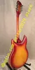 12-струнная гитара Rick 381model Electric Guitar, двухсторонняя Flamed MapleTop, накладка из розового дерева имеет глянцевый лак