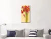 抽象絵画の花アマポラバルセロナシャーリーノーバックオイルキャンバスハンドペイント壁飾り3572205