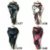 Fashion-40 Colors Mujeres Plaid Bufandas Grid Tassel Wrap Oversized C Pañuelo de invierno Lattice Triangle Manta Bufanda CCA11218 10pcs