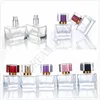 5 Цветов Портативные стеклянные флаконы спрей для парфюмерии 30 мл Пустые косметические контейнеры с распылителем для путешественника.
