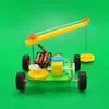 Hand-made small-scale Creative inventions, Educational Science experiment Toys for Primary School students with sweeping Robots