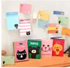 Anteckningar Anteckningar Hot 180 sidor Klistermärke Mini Animal Sticky Notes 4 Folding Memo Pad School Stationery