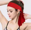 Free Design Customized Логотип высокого качество 6 цветов Спорт Теннис Hairband Пиратского стяжка Head Tie Sweatbands нарукавие