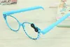 1 Piece Lytwtw's Ballpoint Pen School Creative Stationery Freebie Novel Office Gift Cute Chancery Glasses Bow Blue